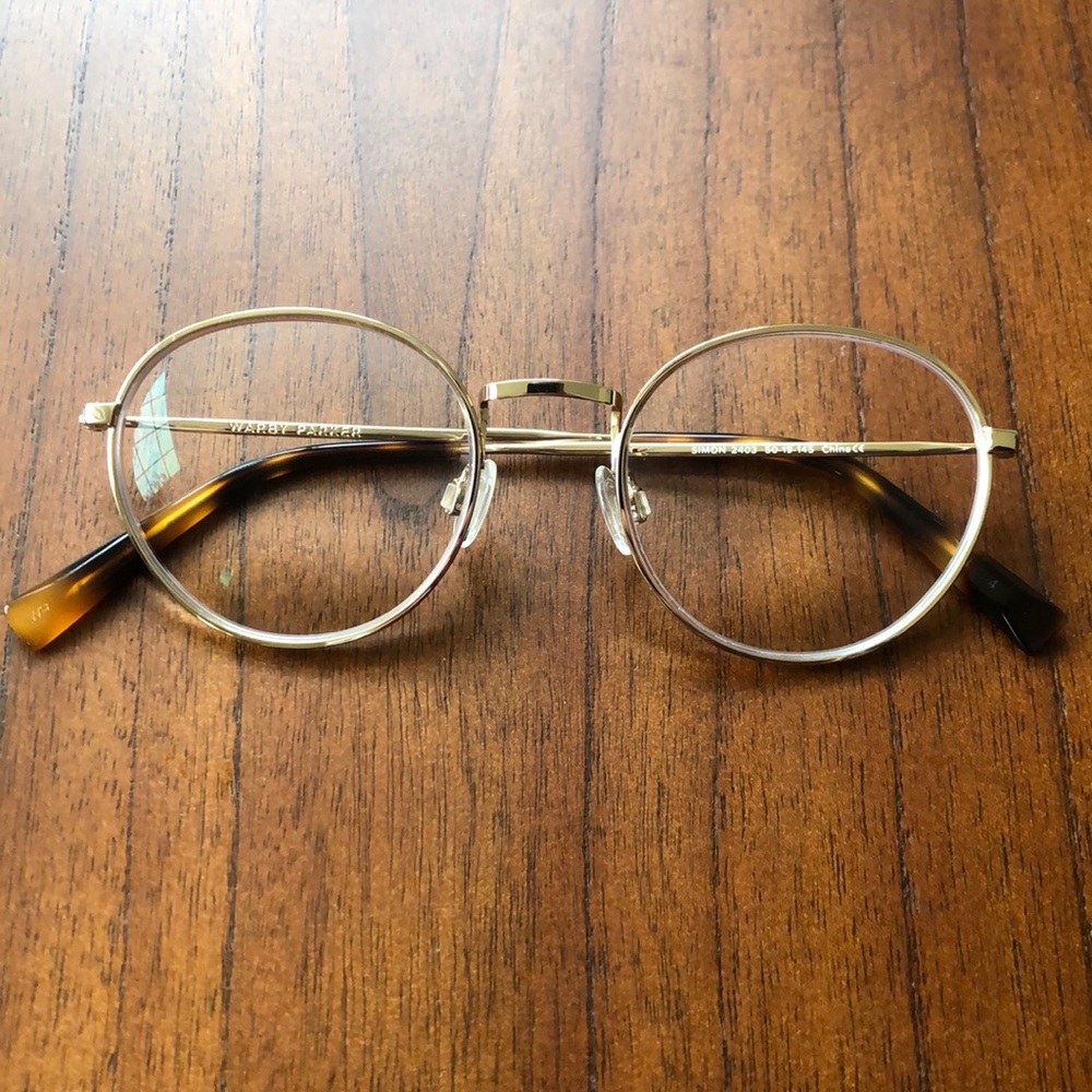 Warby Parker Simon Polished Gold
